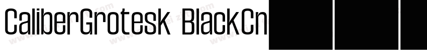 CaliberGrotesk BlackCn字体转换